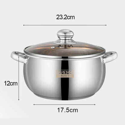 🔥HOT SALE 48% OFF🔥 Stainless Steel Stock Pot With Lid