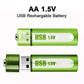 USB Rechargeable Constant Voltage Large Capacity Lithium Battery