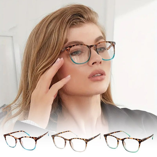 ✨HOT SALE 60% OFF✨Women's Sexy Leopard Print Anti-Blue Light Gradient Reading Glasses