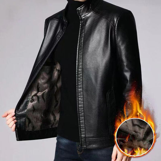 ❄️Winter Specials 60% off❄️Men’s Warm Plush Lining Leather Jacket❄️