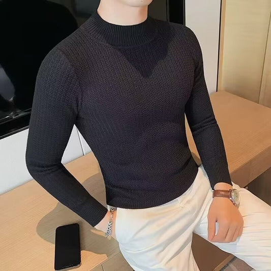 [ideal gift]Men’s Turtleneck Base-layer Sweater