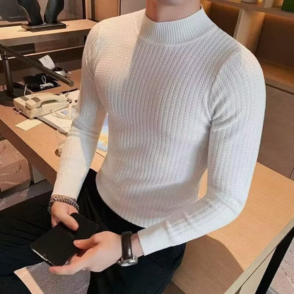 [ideal gift]Men’s Turtleneck Base-layer Sweater